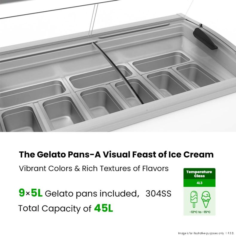 Thermaster 400L Gelato Display - SD-415P