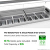 Thermaster Heavy Duty Supermarket Glass Sliding Lid Freezers 576L - SD-576K