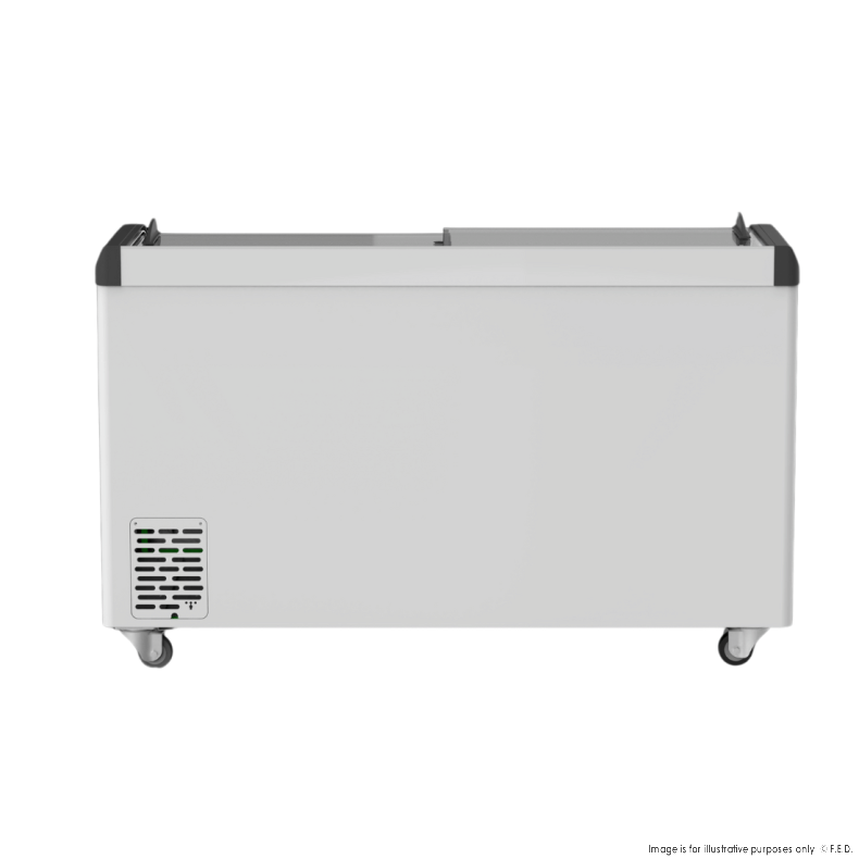 Thermaster Heavy Duty Supermarket Glass Sliding Lid Freezers 446L - SD-666K - Catering Sale
