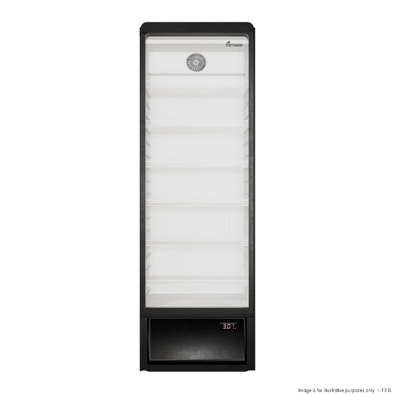Thermaster Upright Glass Door Beverage Fridge - SDC-258B