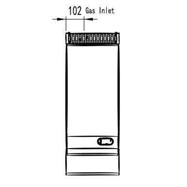 COOKRITE AT80G3G-C BENCHTOP 300MM GAS GRIDDLE