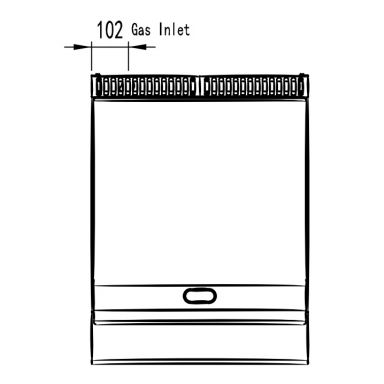 COOKRITE AT80G6G-C BENCHTOP 600MM GAS GRIDDLE