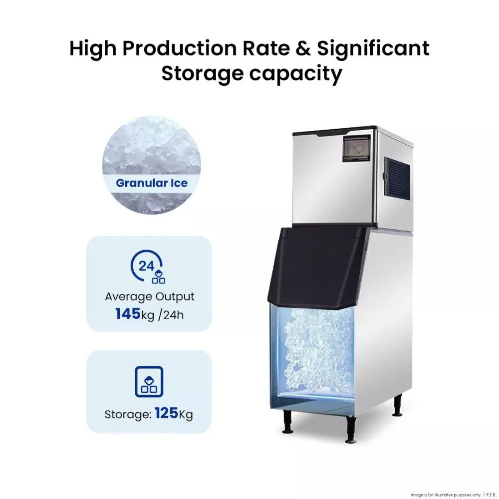 Skip to the beginning of the images gallery Blizzard SN-145C Professional Ice Maker - 145 Kg