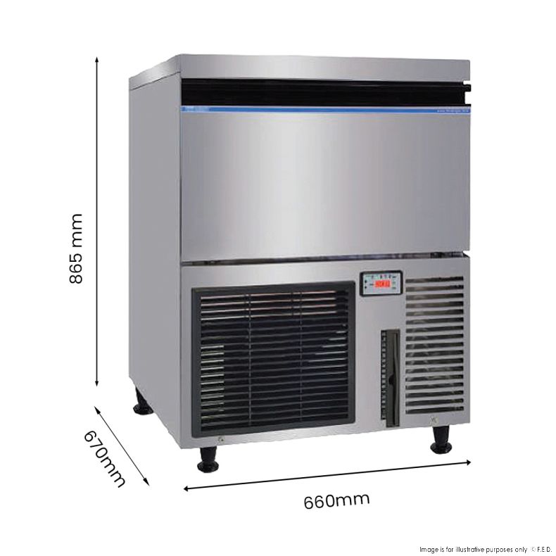 Blizzard Premium Under-Counter Ice Maker Large Cube Ice – SN-200P
