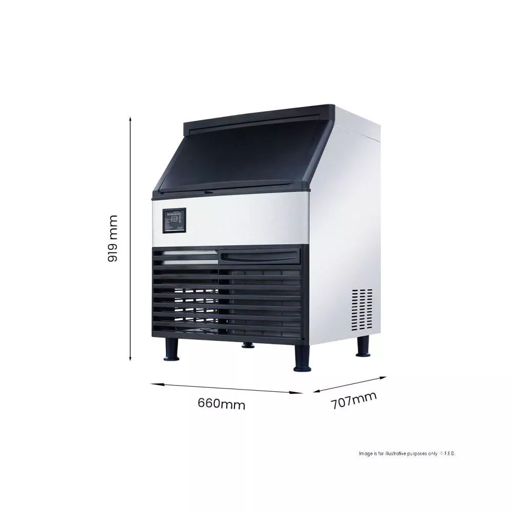 Blizzard SN-210P Air Cooled Cube Ice Maker - 95 Kg