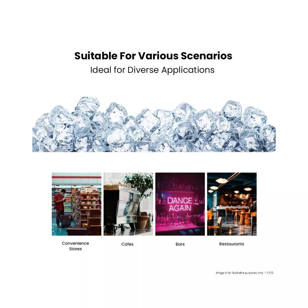 Blizzard SN-210P Air Cooled Cube Ice Maker - 95 Kg