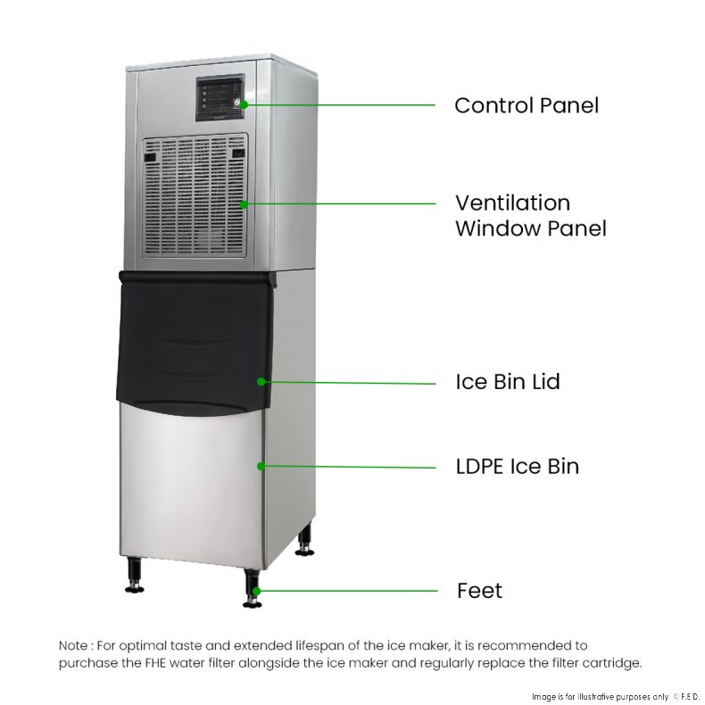Blizzard Granular Ice Maker 250Kg - SN-258F