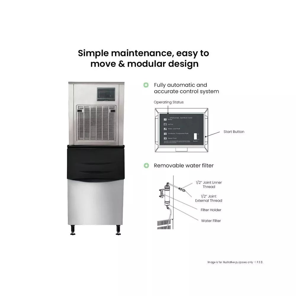 Blizzard SN-258F Granular Ice Maker 250Kg