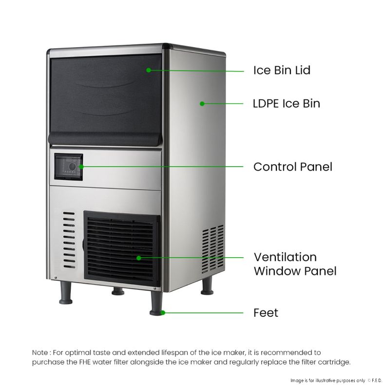 Blizzard SN-31A Cube Ice Maker 31Kg