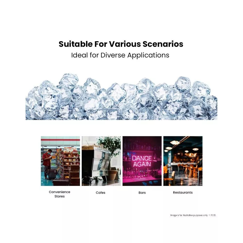 Blizzard SN-420P Air Cooled Cube Ice Maker - 189 Kg