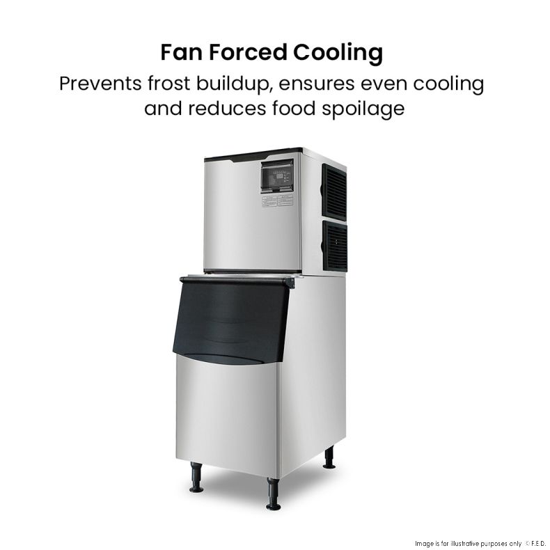 Blizzard SN-500P Air Cooled Cube Ice Maker - 225 Kg