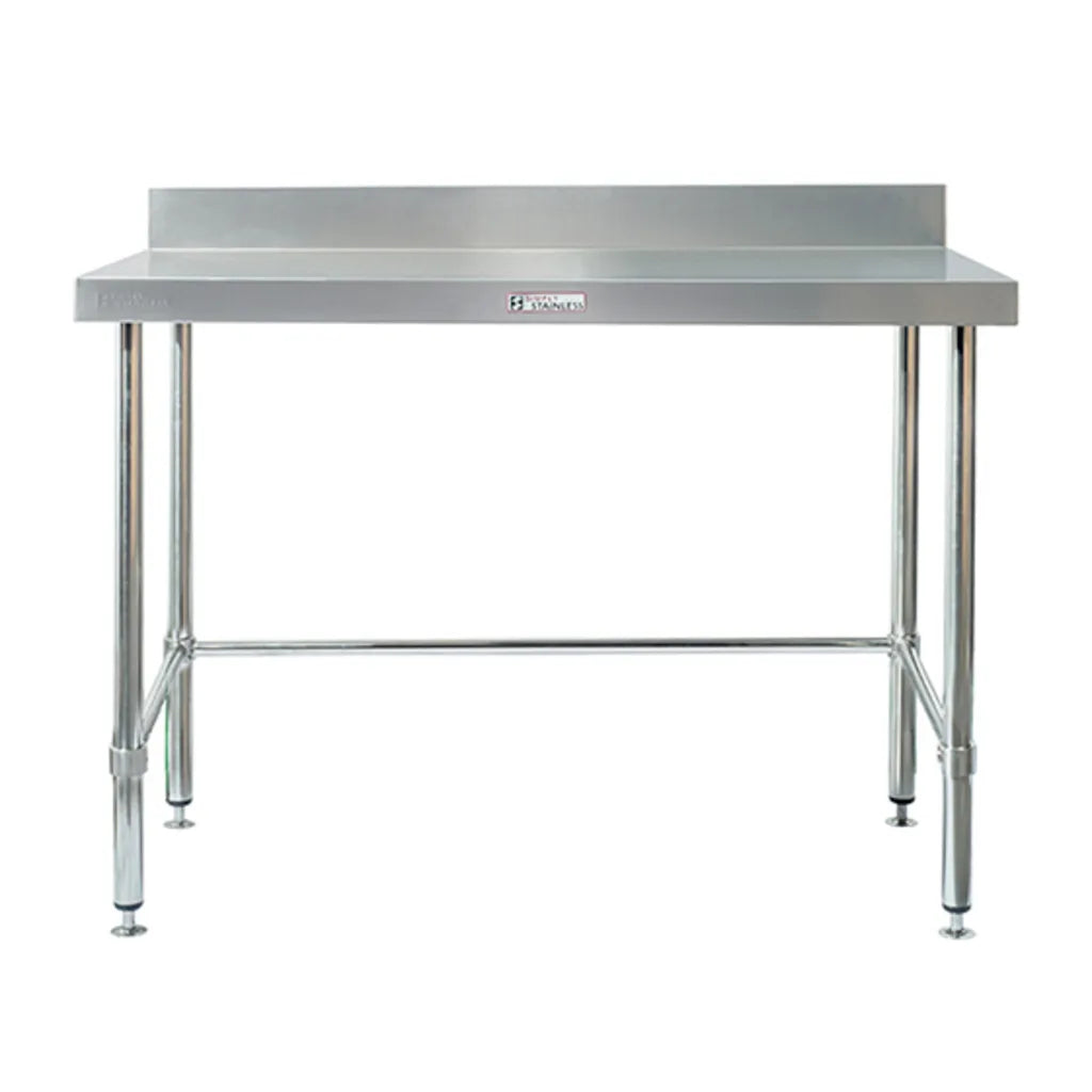 Simply Stainless Work Bench with Splashback SS02.1200 LB
