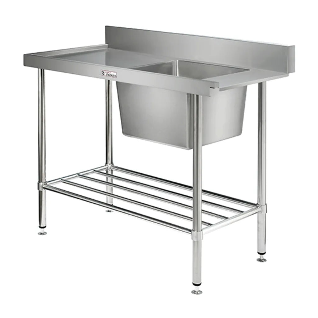 Simply Stainless 900mm wide Dishwasher Inlet Bench