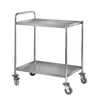 Simply Stainless / SS14 / Stainless Two Tier Trolley, Weight capacity - 80kg / 17kg / W800 x D550 x H900 / Lifetime Warranty