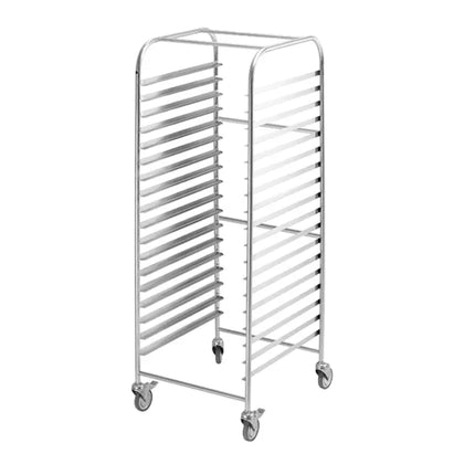 Simply Stainless / SS16.1 / Stainless Mobile Gastronorm Trolley 1/1 / 25kg / W377 x D570 x H1650 / Lifetime Warranty