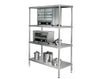 Simply Stainless SS17.0900SS Adjustable Standard Stainless Steel 4 Tier Shelving W900 x D510 x H1800