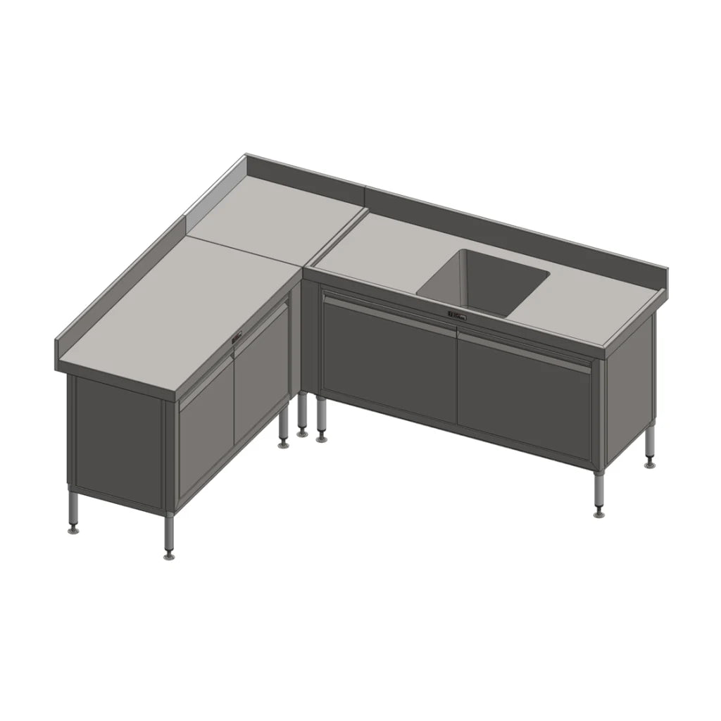 Simply Stainless Corner Infill Panel to Suit Door Panel Kit SS32.DPK.CORNER
