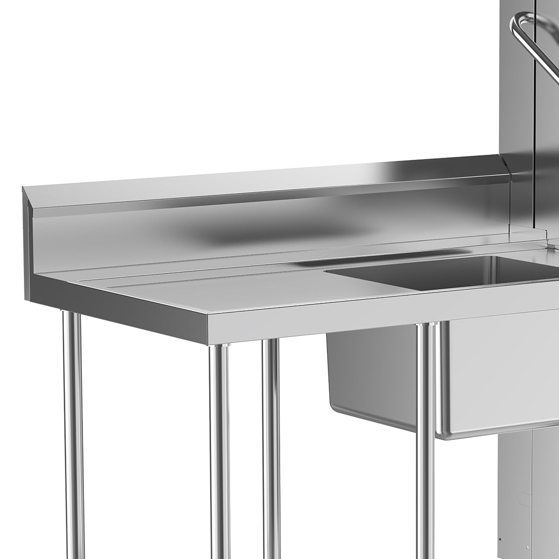 Simply Stainless 1800mm wide Splashback Extension SSSBE.7.1800