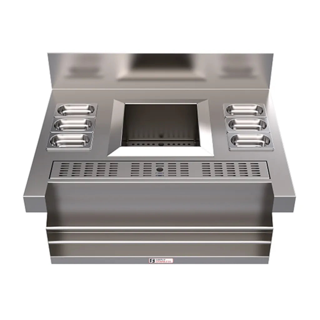 Simply Stainless Cocktail Station with Speed Rack SBM.CS