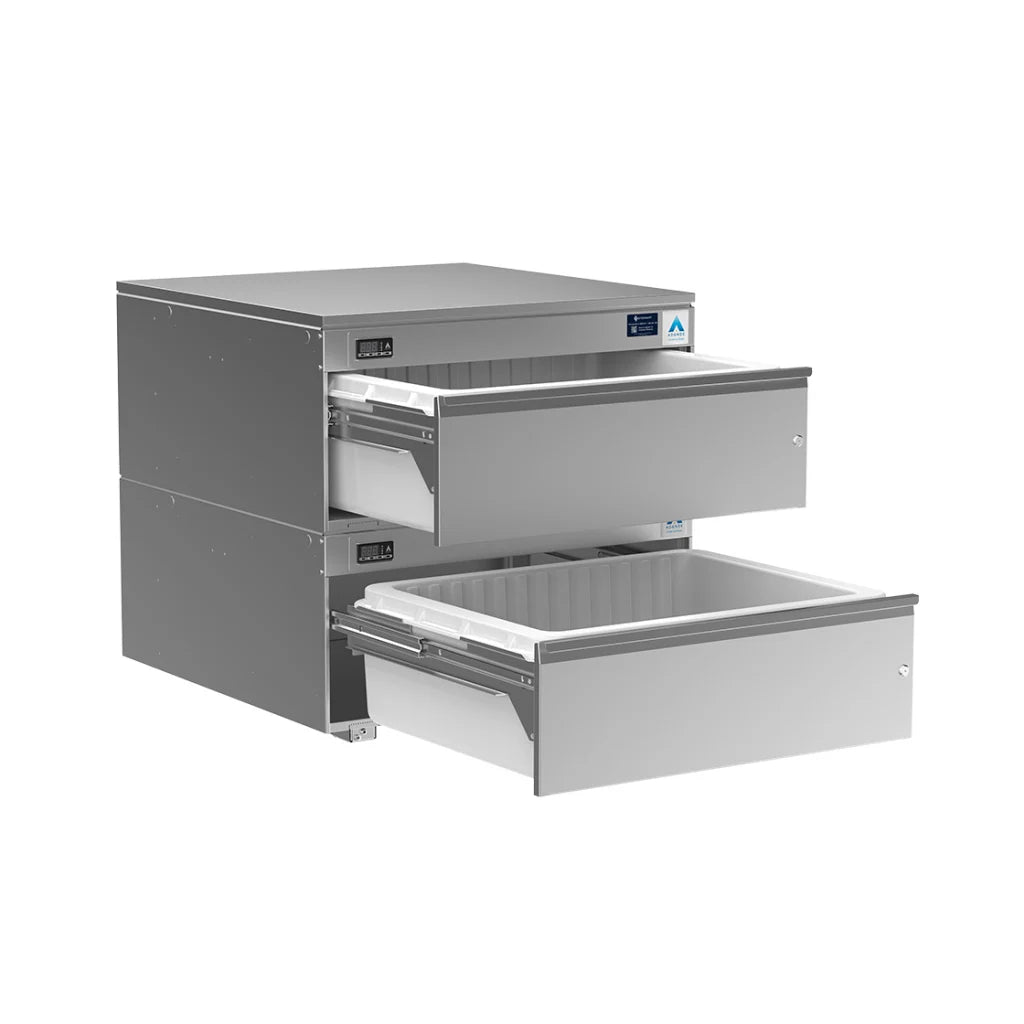 Adande Double Dual Temperature Drawers - 815mm Height