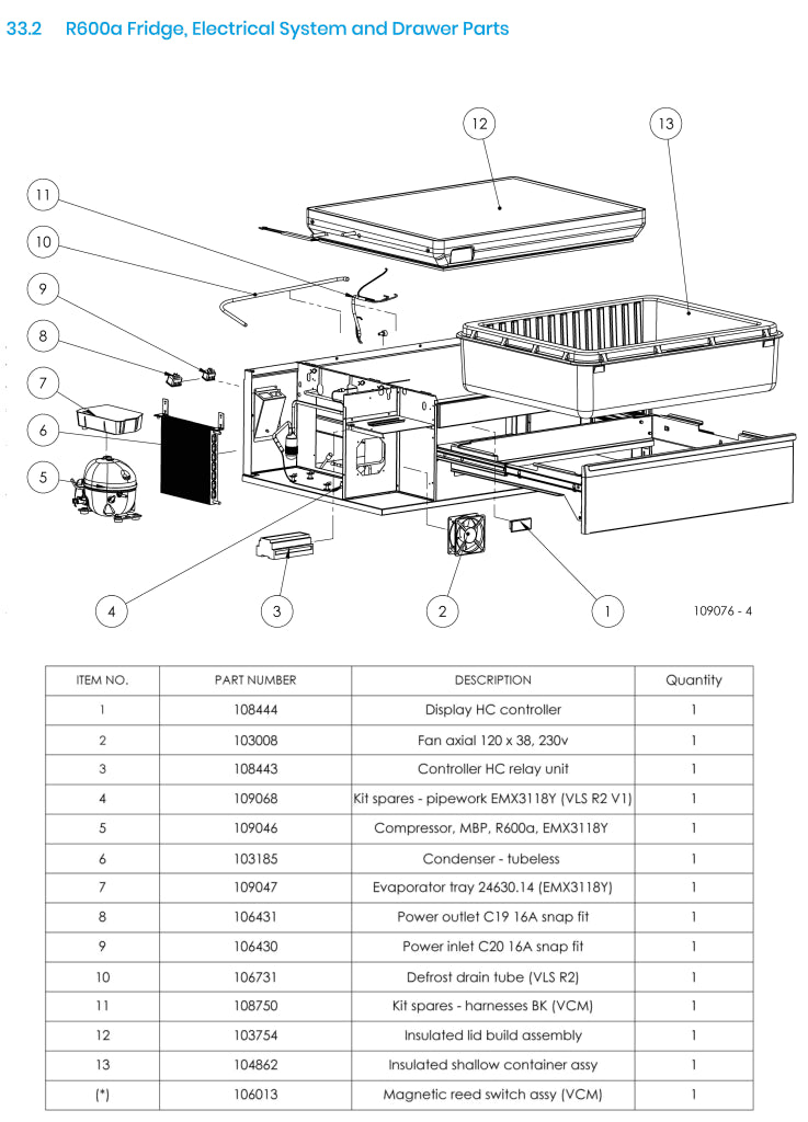 Adande Single Slimline Dual Temperature Drawer