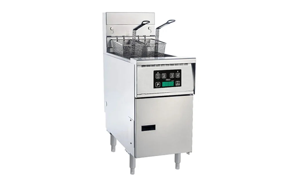 Anets Platinum Series Split Pot Gas Fryer with Digital Control AGP55TD