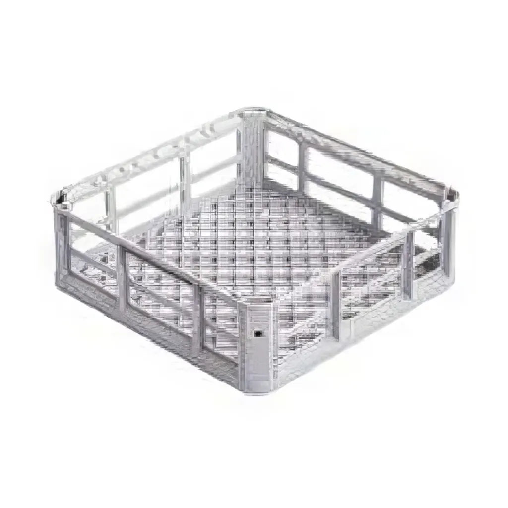 Aristarco Grey Glass Basket Accessory