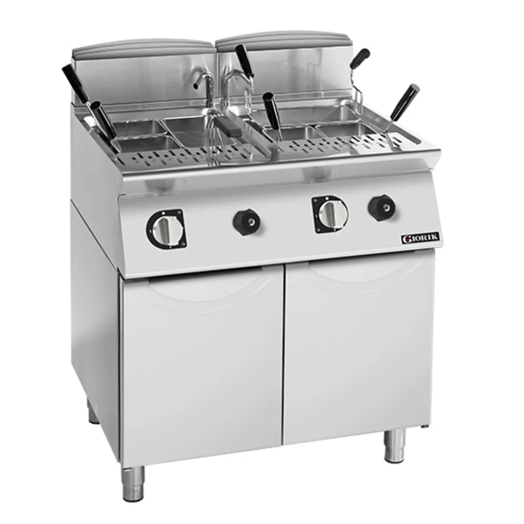 Giorik 700 Series 800mm wide 26L + 26L Freestanding Electric Pasta Cooker CPE746T