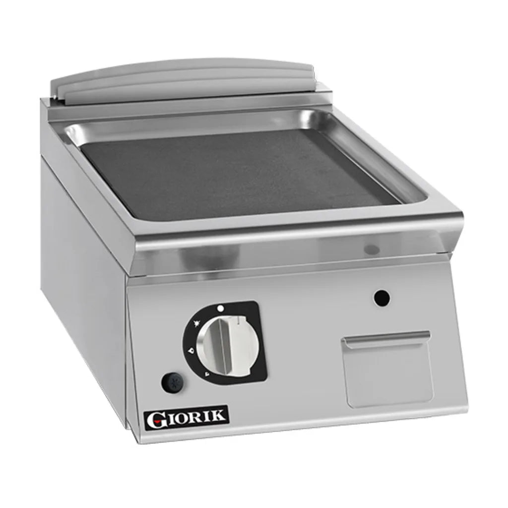 Giorik 900 Series 400mm wide Smooth Mild Steel Gas Frytop FLG92TFT.N