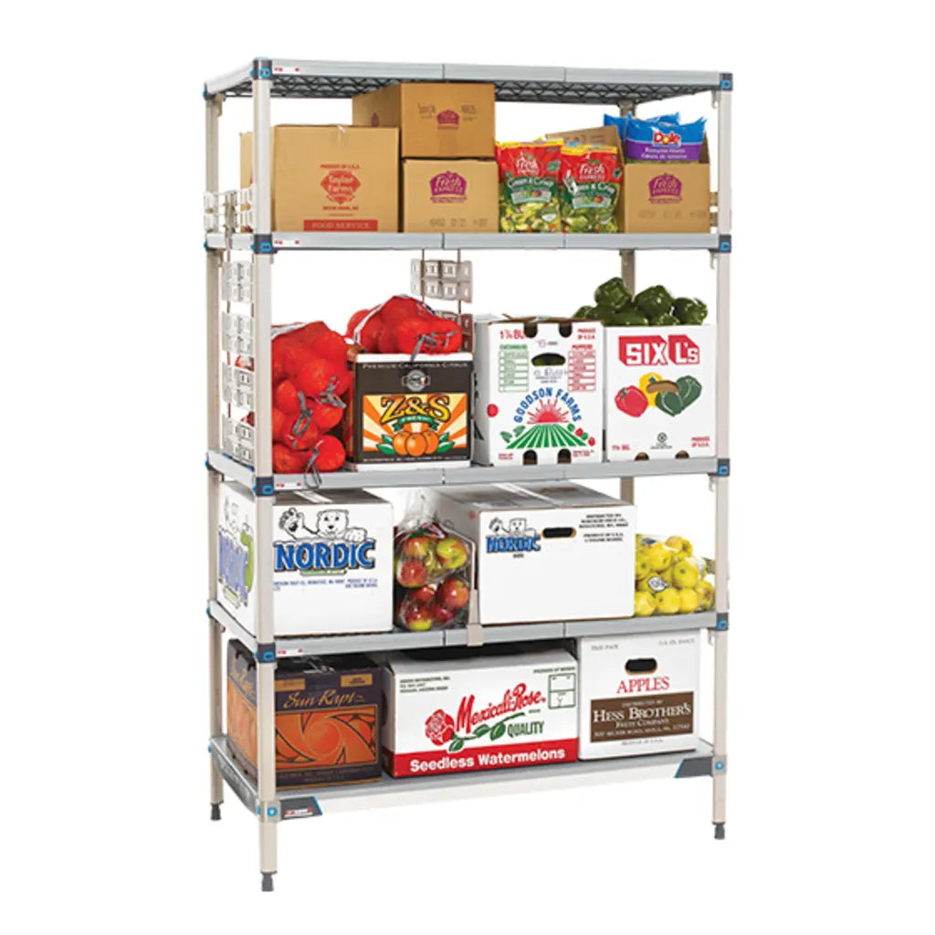Metro Max Q 4 Tier Shelving - 21 x 72 x 74"