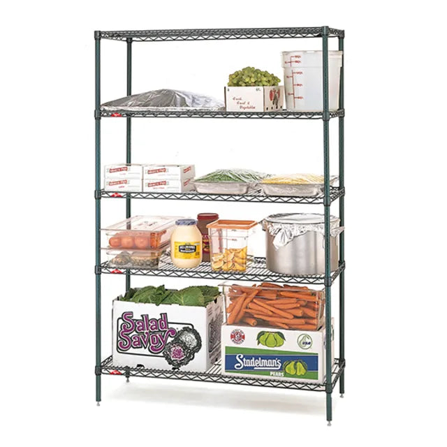Metro / NK3.5T74.1472 / Super Erecta Wire Shelving - 5 Tier 14 X 72 X 74" / 45kg / W1830 x D355 x H1890 / Lifetime Warranty