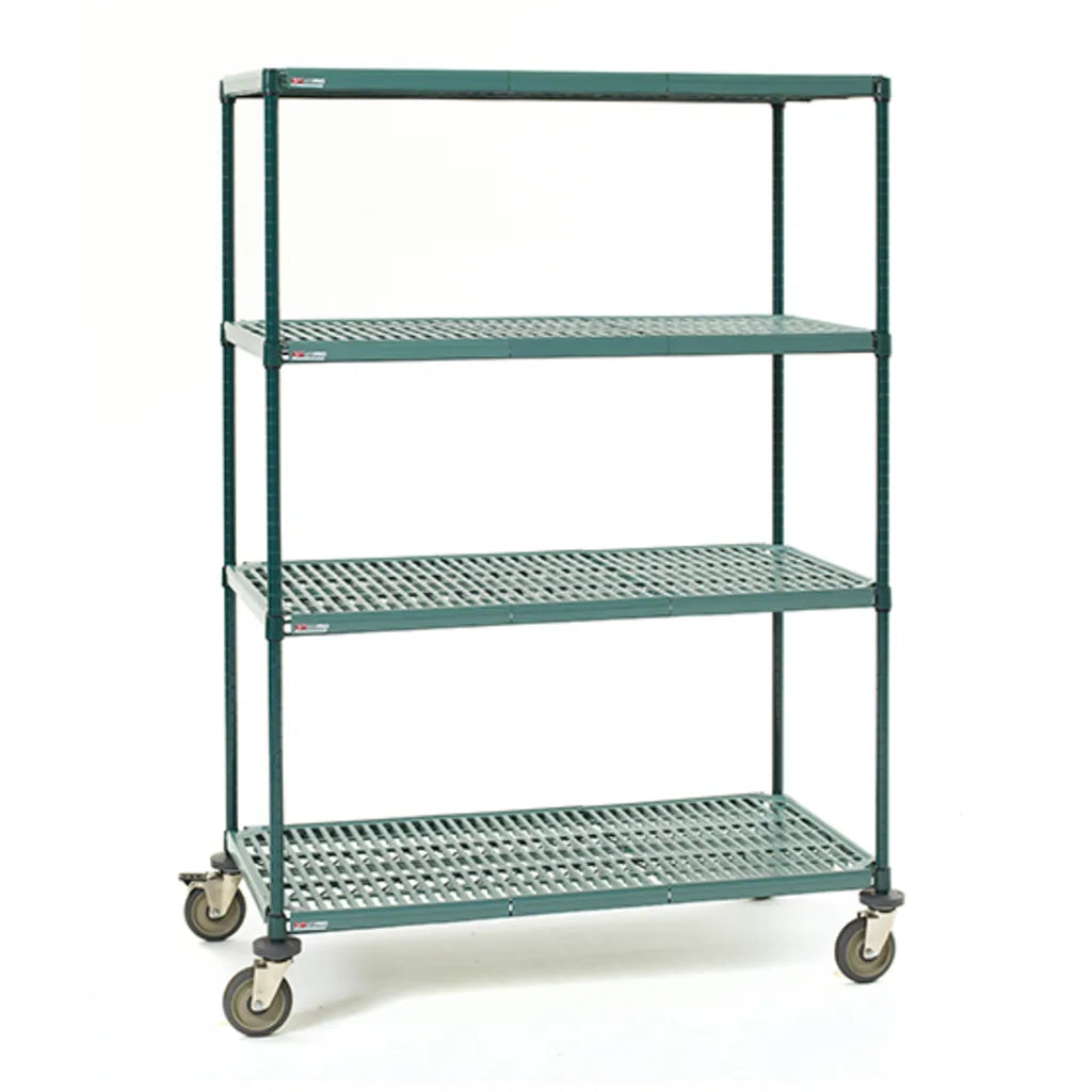 Metro Super Erecta PRO 5 Tier Mobile Polymer Mat Shelving - 24 x 48 x 68"