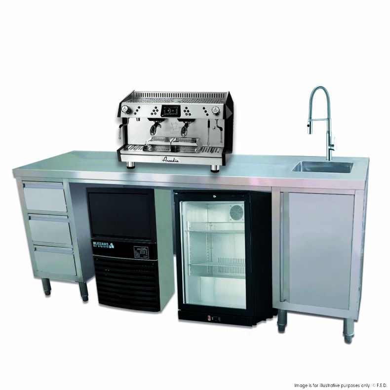 Multipurpose Utility Bench with Sink - SS6-2100R-H