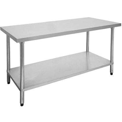 FED 0900-6-WB Economic 304 Grade Stainless Steel Flat Work Bench 900x600x900