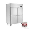 FED SUC1000 1000Lt TROPICAL Thermaster 4 x Half door SS Fridge