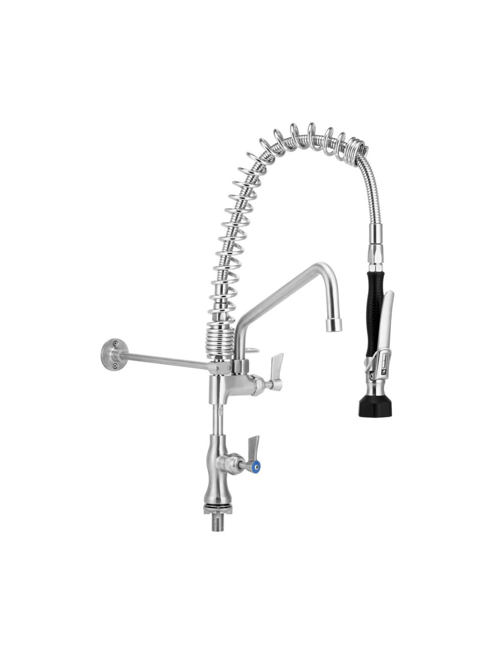 3monkeez T-3M53112-C Compact Stainless Steel Pre-Rinse with 12" Pot Filler