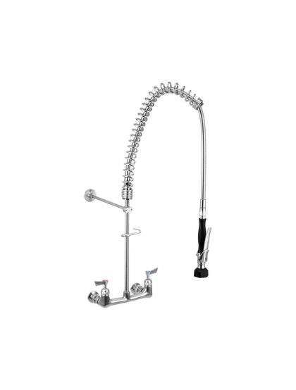 3monkeez T-3M53430 Stainless Steel Exposed Wall Mount Pre-Rinse Unit