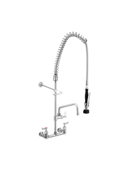 3monkeez T-3M53473 Exposed Wall Mount Pre-Rinse Unit with Pot Filler - 12” pot fille
