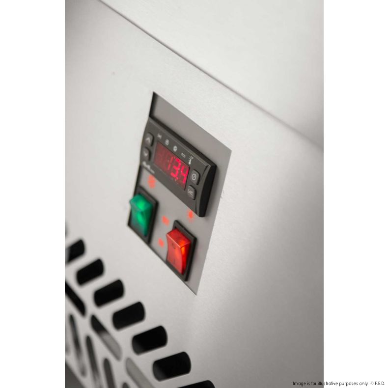 Tecnodom TDVB80-CA-125 Vulcano Supermarket 2 Door Display 1330mm Wide