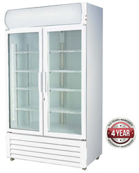 Thermaster LG-580GE 2 Glass Door Upright Drink Fridge 580L