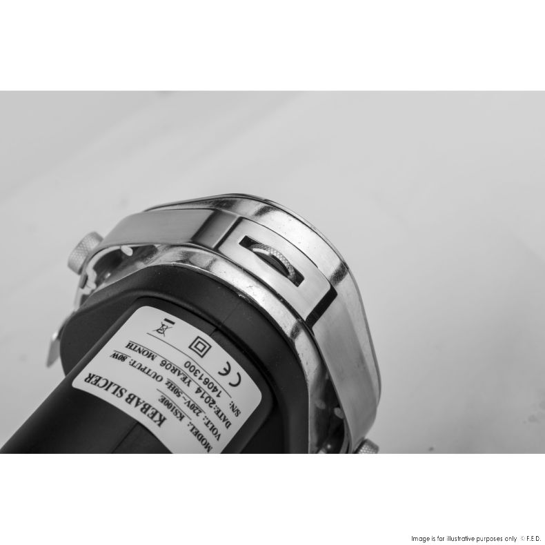 GasMax KS100E Electric kebab slicer, 100mm disc knife