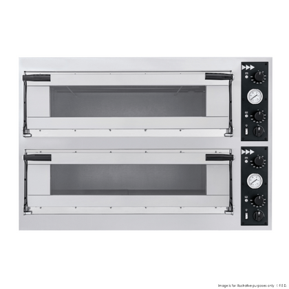 Baker Max TP-2 Prisma Food Pizza Ovens Double Deck 8 x 40cm