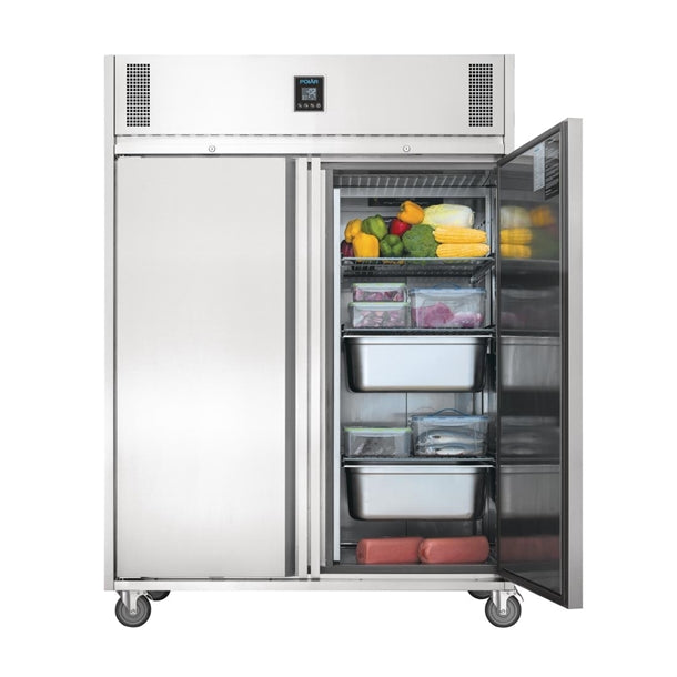 Polar U-Series Premium Double Door Fridge 1170Ltr - 460W. Total usable capacity: 920 Ltr. R290.