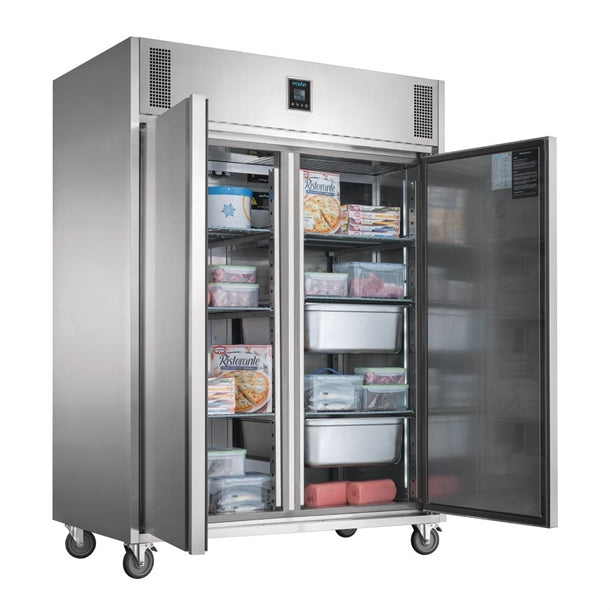 Polar U-Series Premium Double Door Freezer 1170Ltr - 800W. Total usable capacity: 920 Ltr. R290.