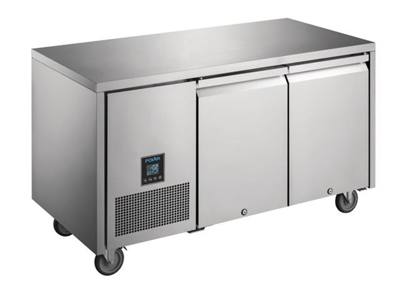 FED/UA005-A/Polar U series Premium 2 Door Counter Refrigerator/200kg 660x1420x850
