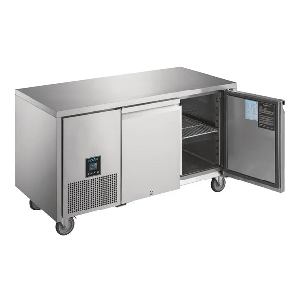 Polar U-Series Premium Double Door Counter Freezer 267Ltr - 605W. Total usable capacity: 196 Ltr. R290.