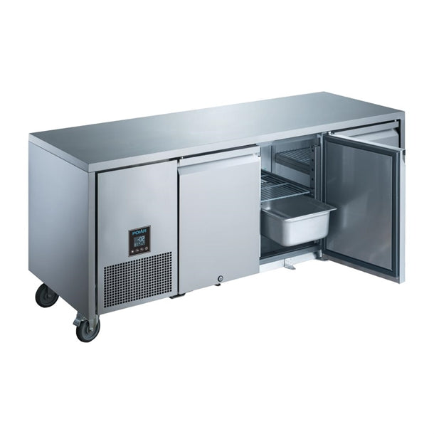 Polar U-Series Premium Triple Door Counter Fridge 420Ltr - 465W. Capacity: 420Ltr. Usable capacity: 307 Ltr. R290.