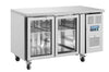 FED/UA023-A/Polar U-Series 2 Door Counter with Glass Doors/98kg 700x1360x860