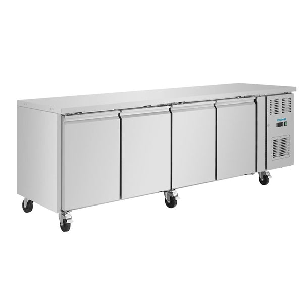 Polar U-Series Four Door Counter Fridge 553Ltr - 300W | Usable capacity: 393Ltr | R600a