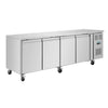 Polar UA049-A U-Series Four Door Counter Fridge 553Ltr